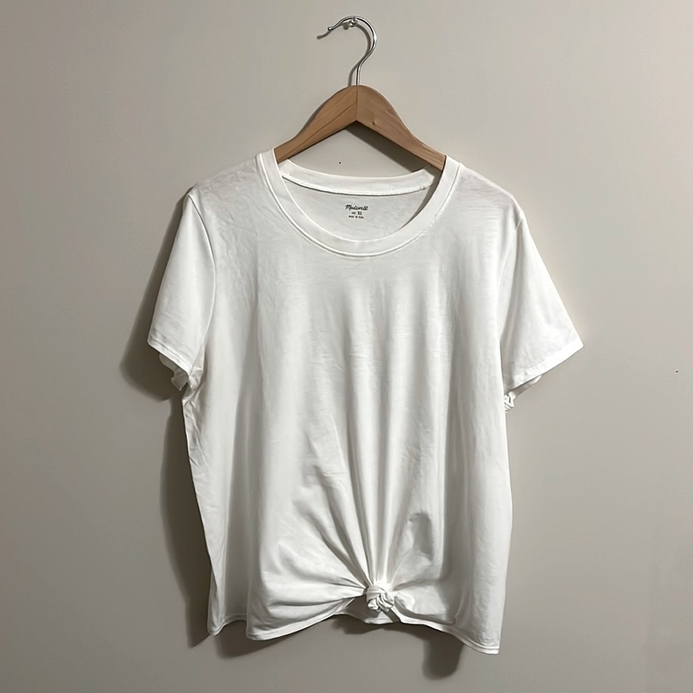 Madewell Knotted T-shirt, size XL
